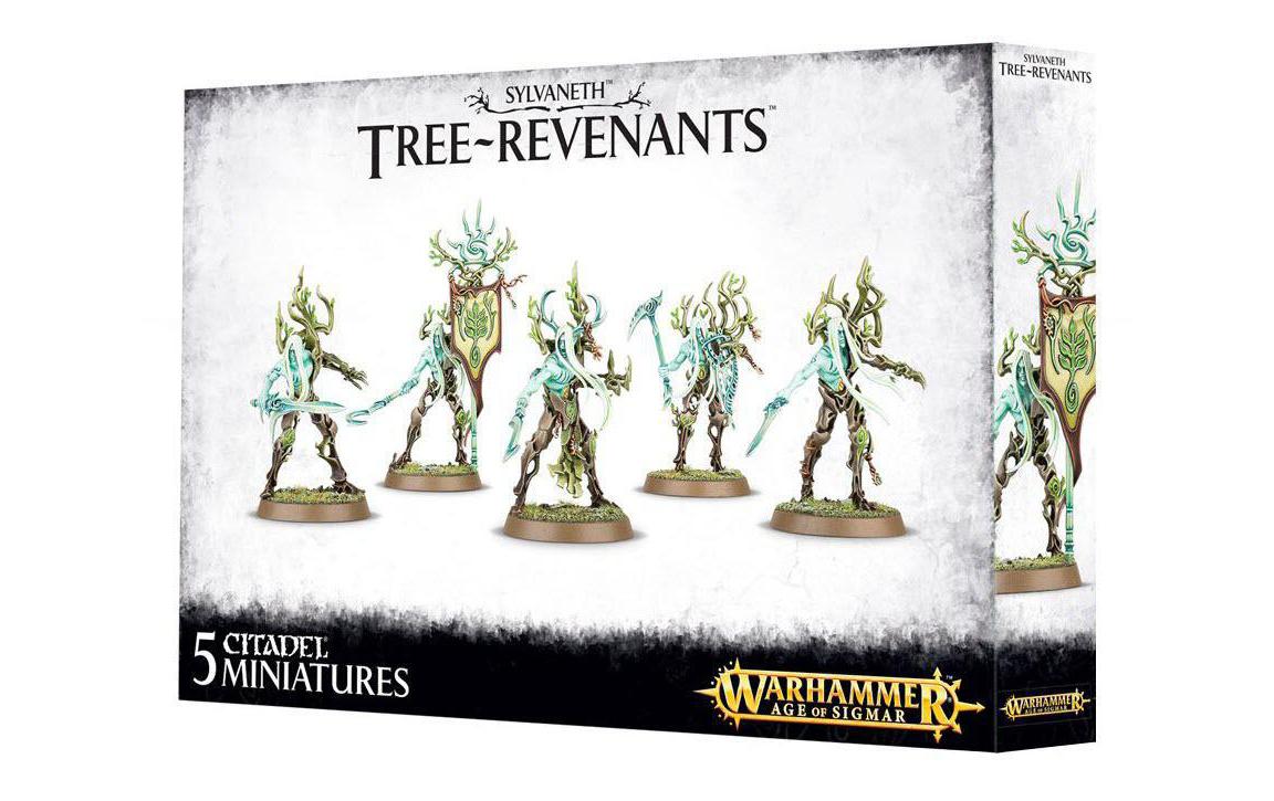 Figurenset Warhammer Age of Sigmar Sylvaneth Tree-RevenantsBausatz für 5 Figuren