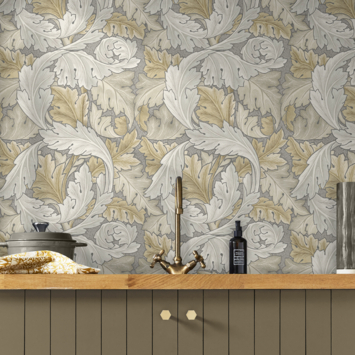 Vliesbehang William Morris at Home Acanthus Naturel (dessin 124226)