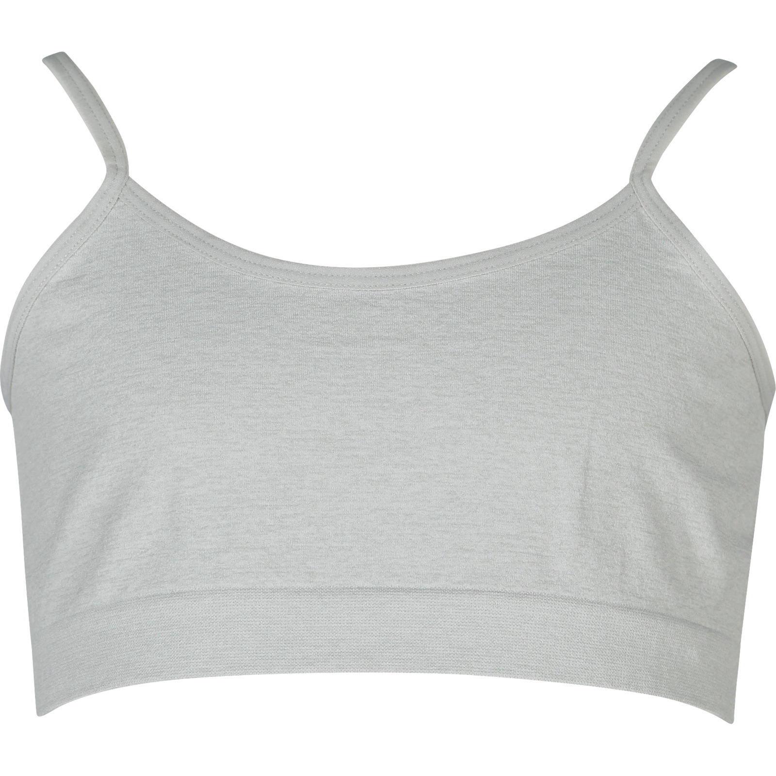 Mädchen Bustier seamless, 2 Stück, grau