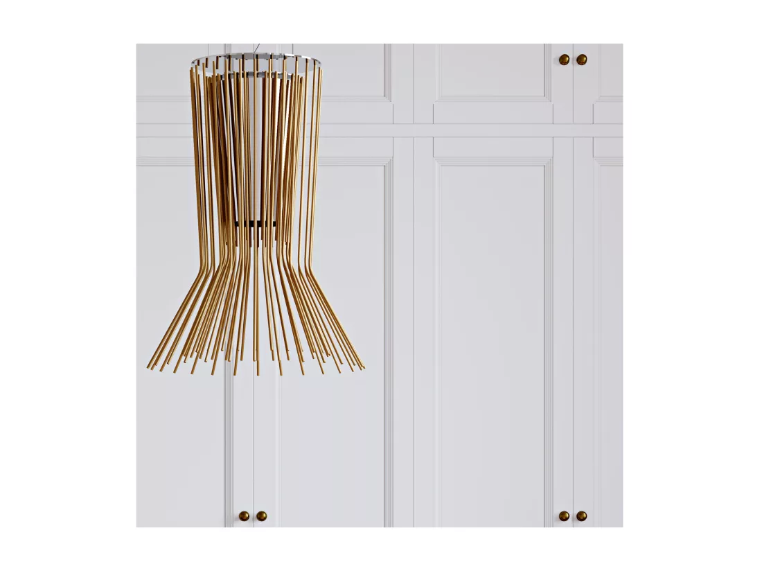 Lustre de plafond doré - Suspension design - Madison Doré