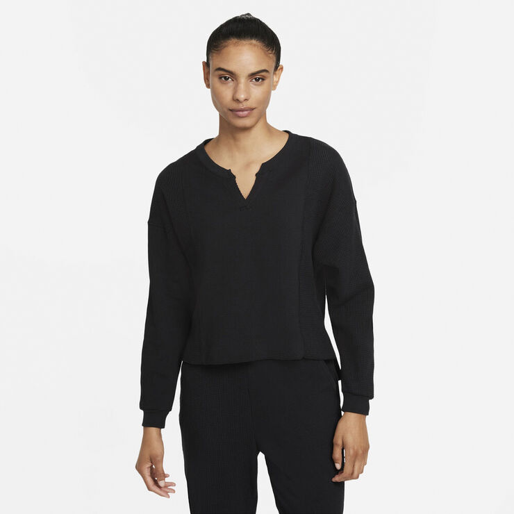 Nike Yoga Dri-FIT Luxe Cover-up træningstrøje Sort