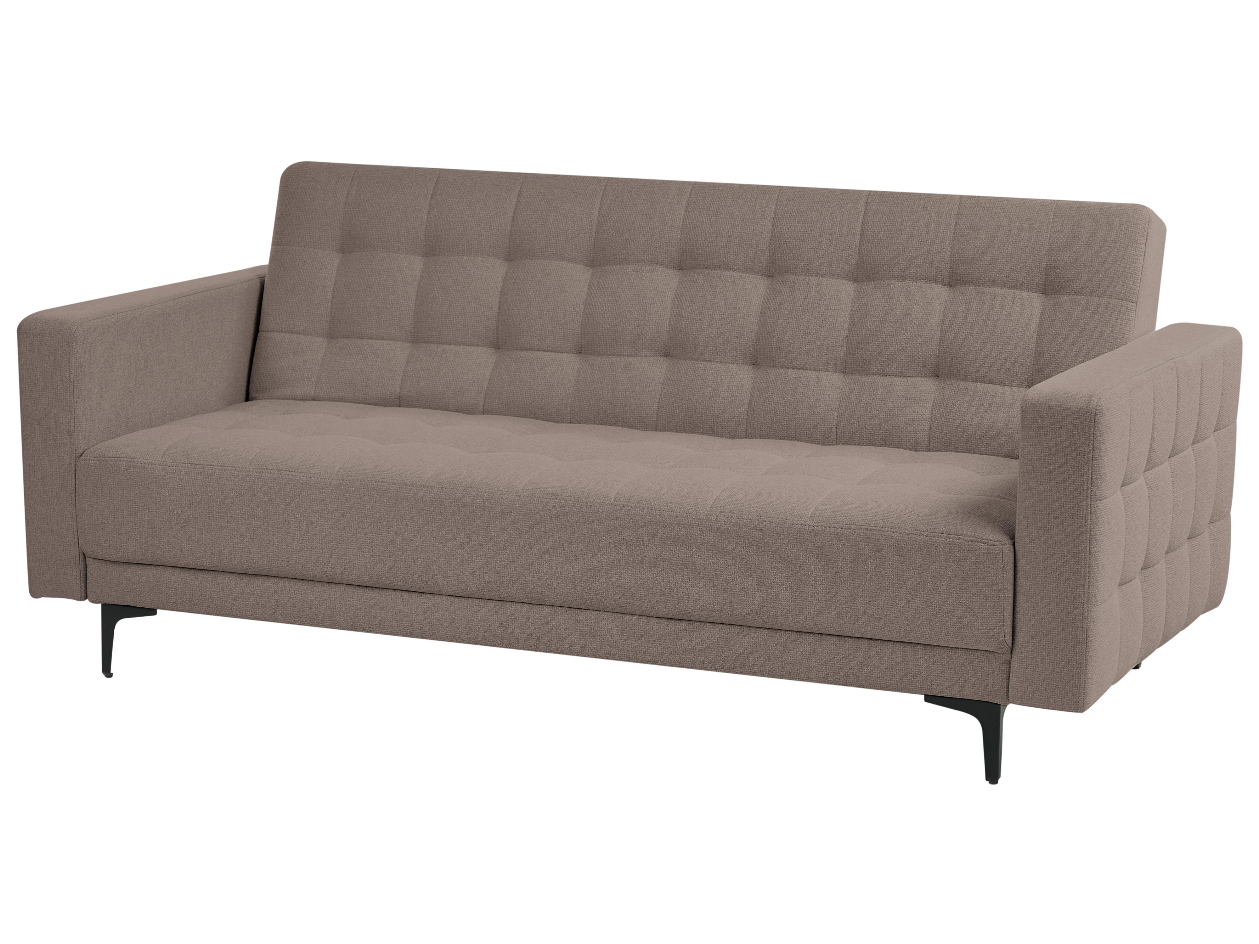 Slaapbank 3-zits ABERDEEN Stof Taupe