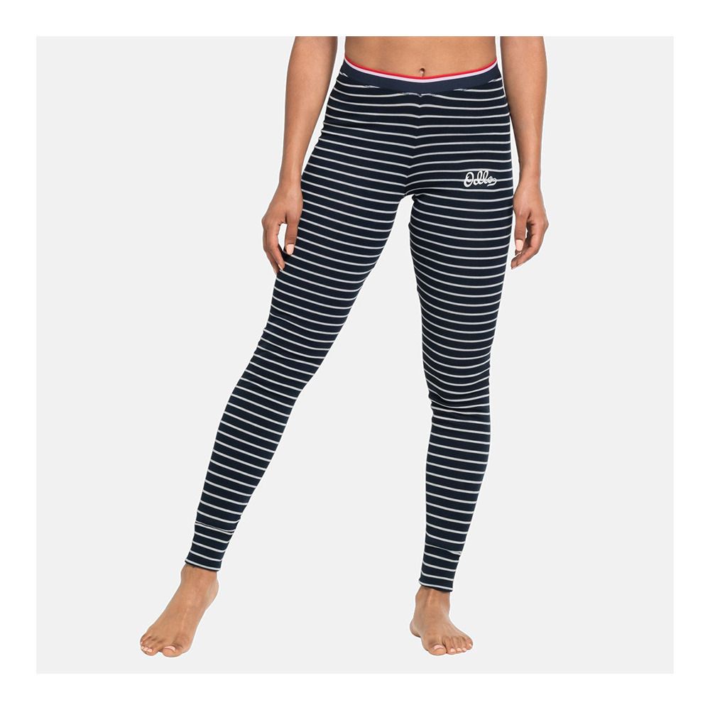 Odlo ACTIVE WARM ORIGINALS ECO - Collant Femme dark sapphire - odlo silver grey