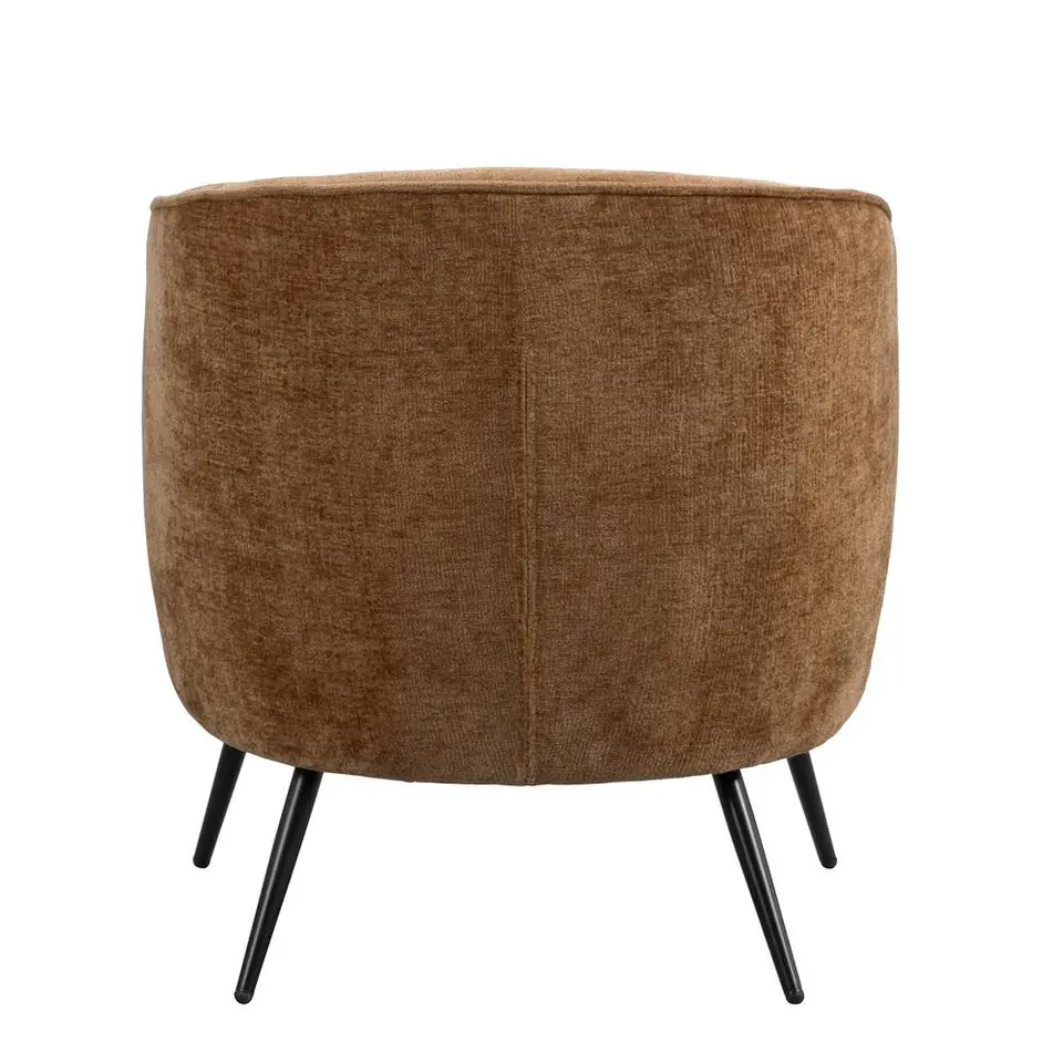 Fauteuil Carlton - stof - bruin