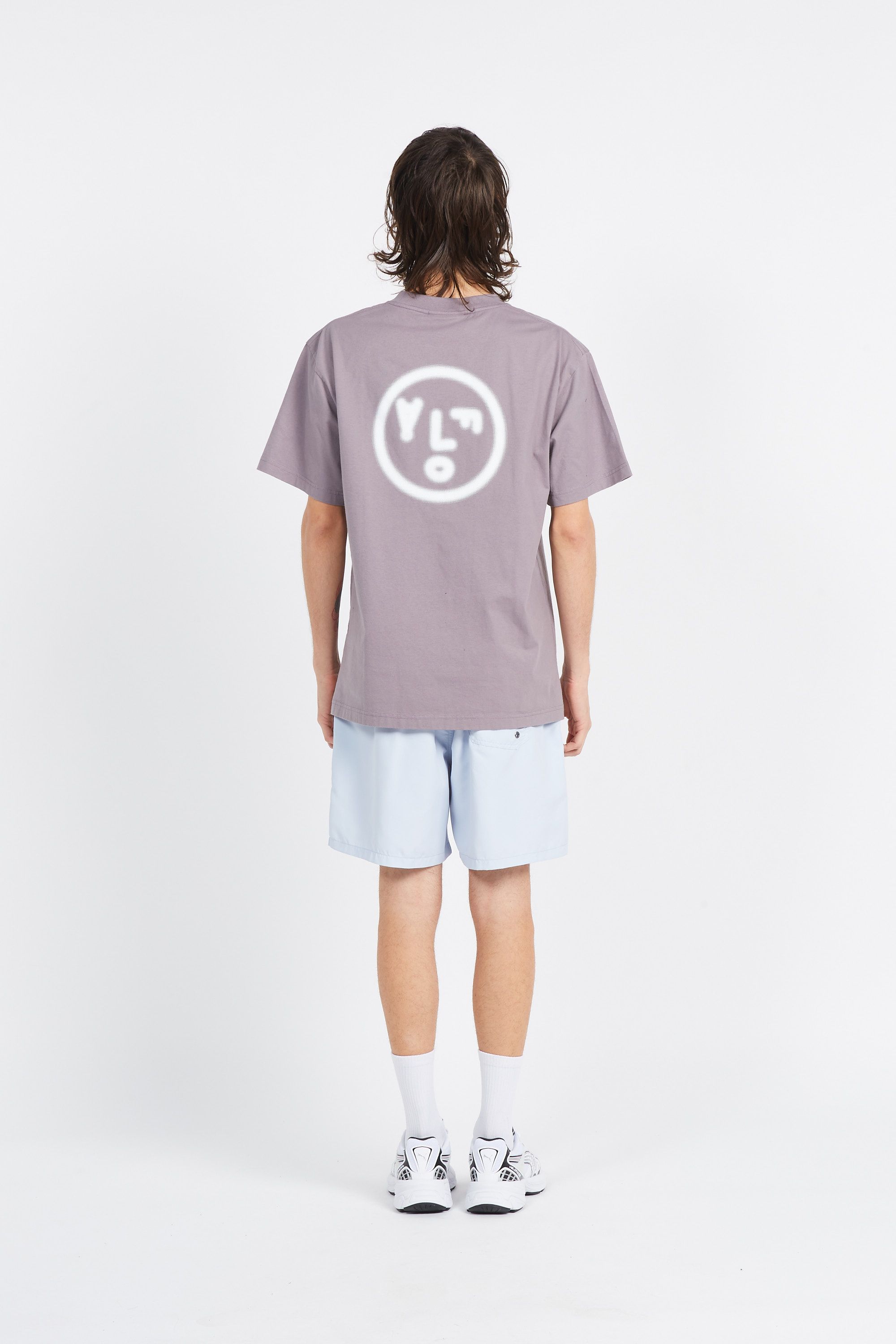 OLAF T-shirt PIXELATED FACE TEE Gris