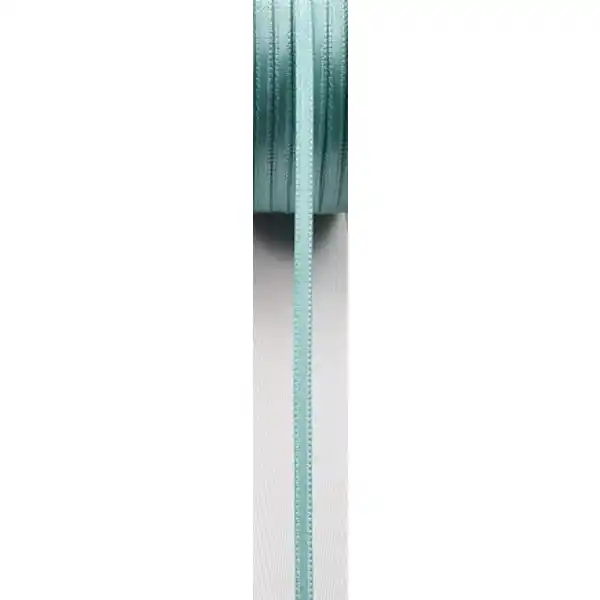 Doppelsatin grau / blau