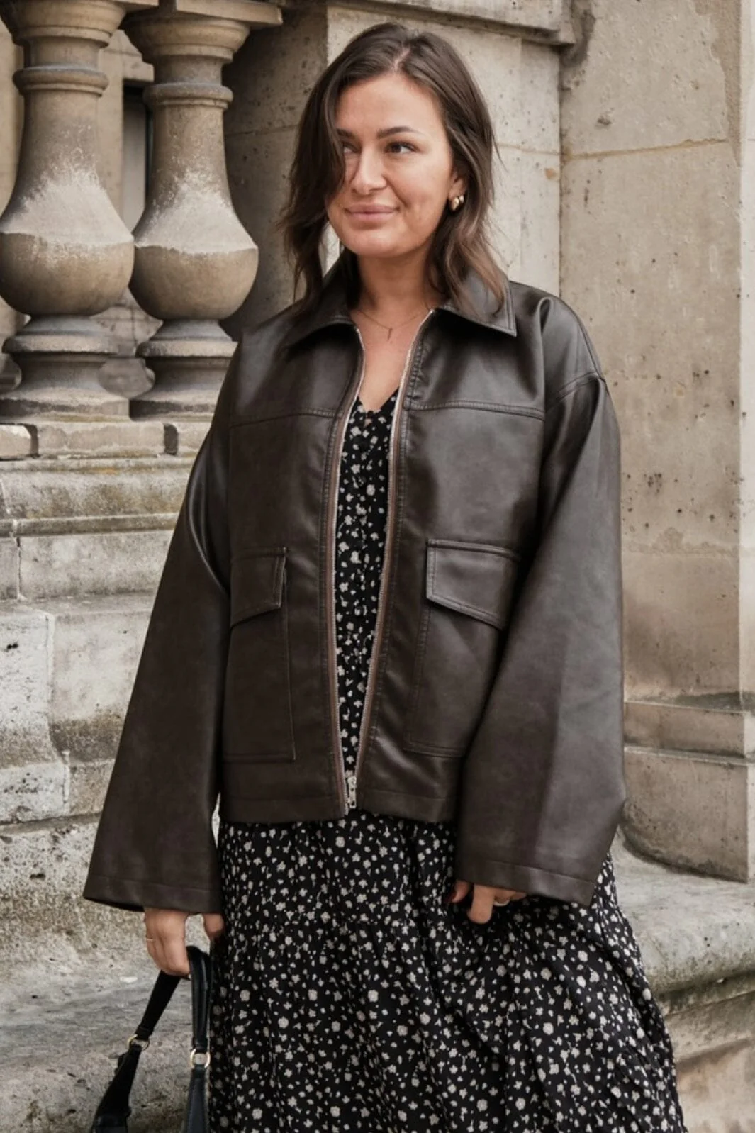 Neo Noir Titan Faux Leather Jacket