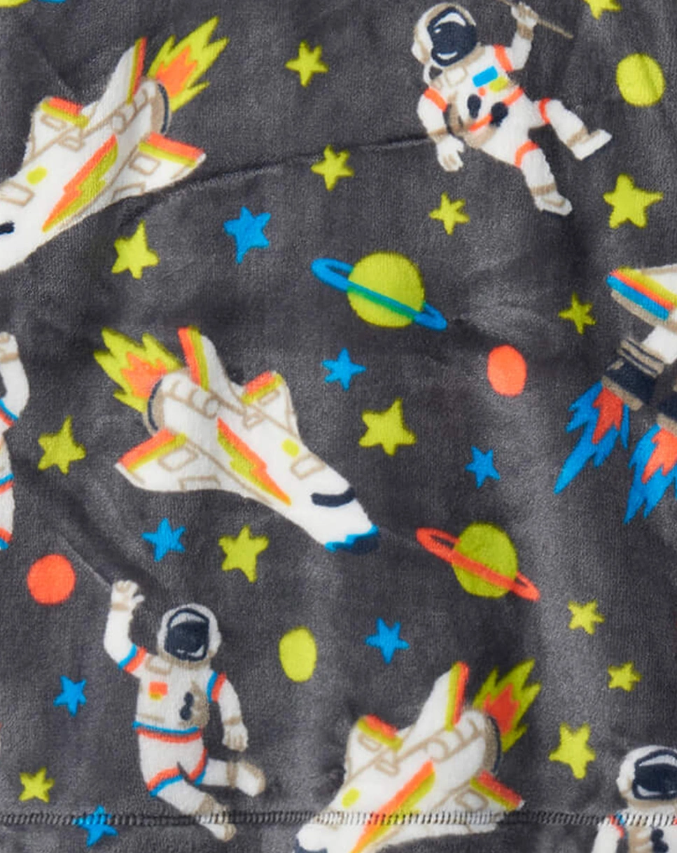 Fleecejacke OUTER SPACE FUZZY in dark grey