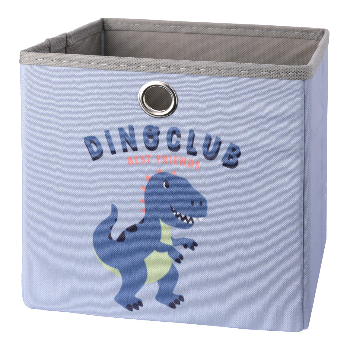 Topolino Kleine Aufbewahrungsbox mit Dino-Motiv hellblau