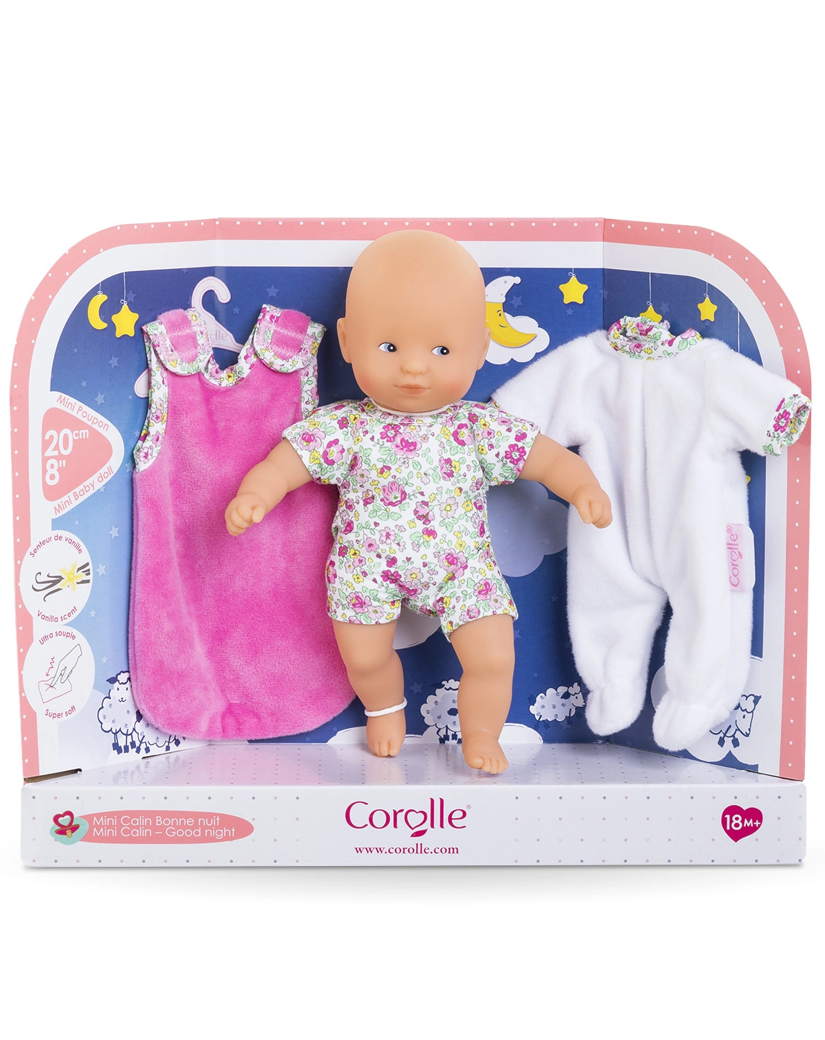 Babypuppe MON PREMIER POUPON - MINI CALIN GUTE NACHT-SET (20cm)
