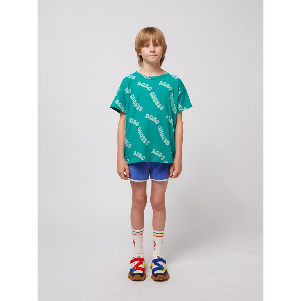 Køb Bobo Choses Green Wavy Bobo Choses All Over T-Shirt