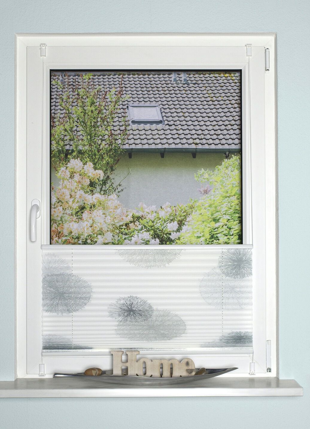 Plissee-Rollos ohne Bohren und Schrauben