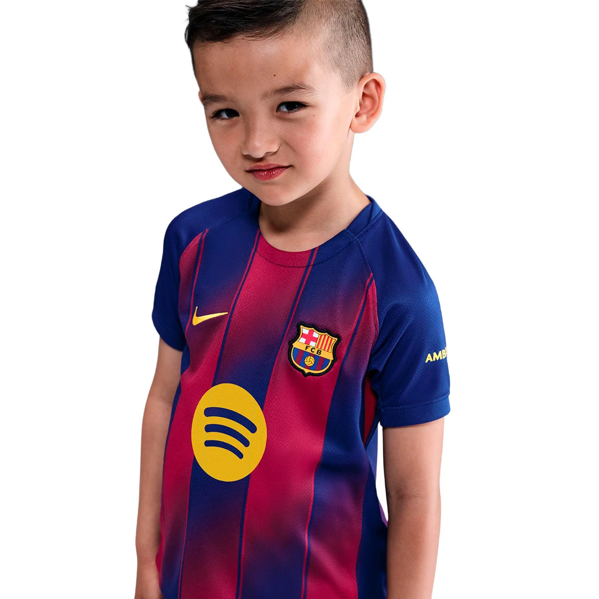 Conjunto Nike FC Barcelona Primeiro Equipamento 2025-2026 Criança