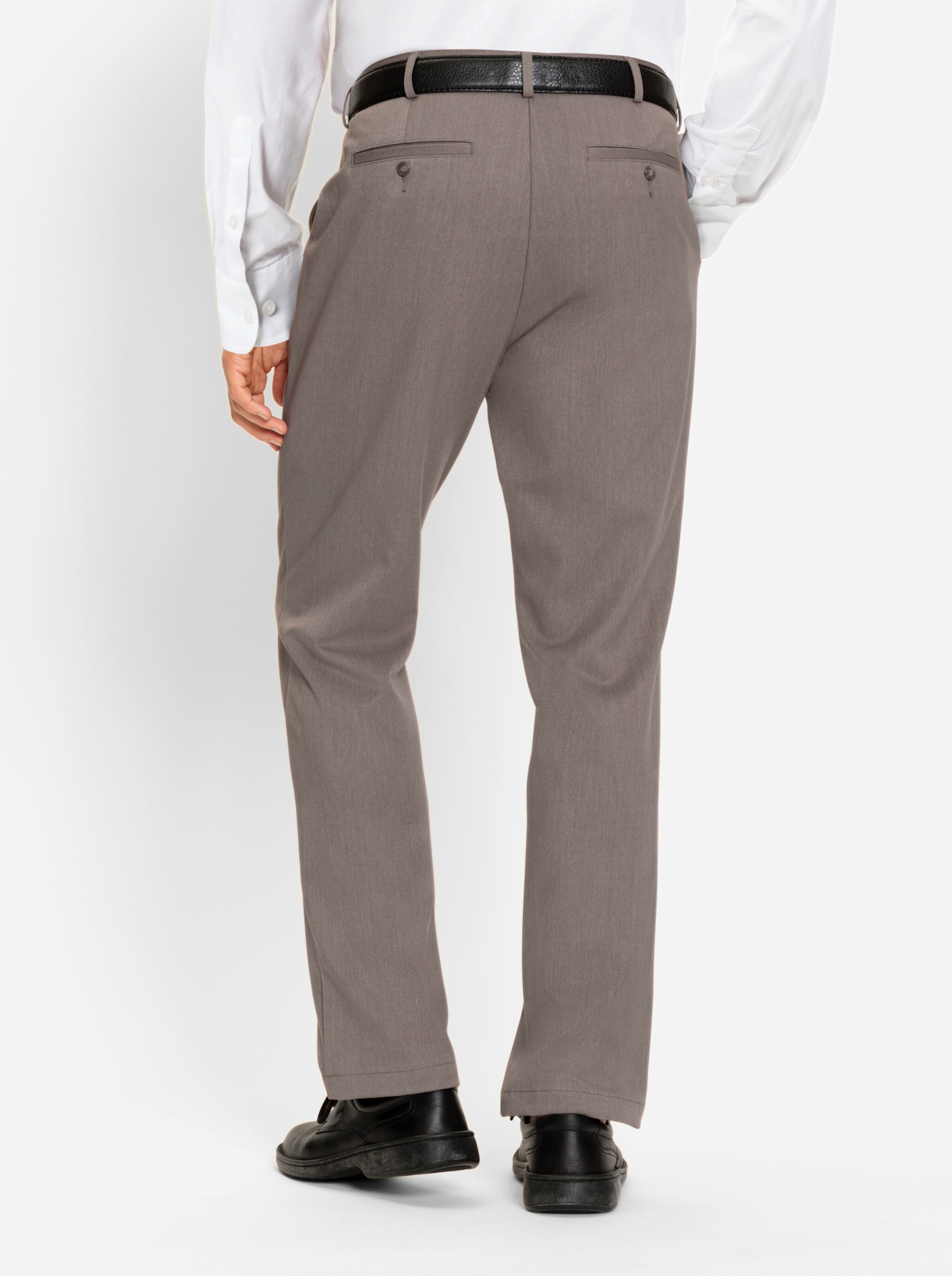 Marco Donati Hose in taupe-meliert