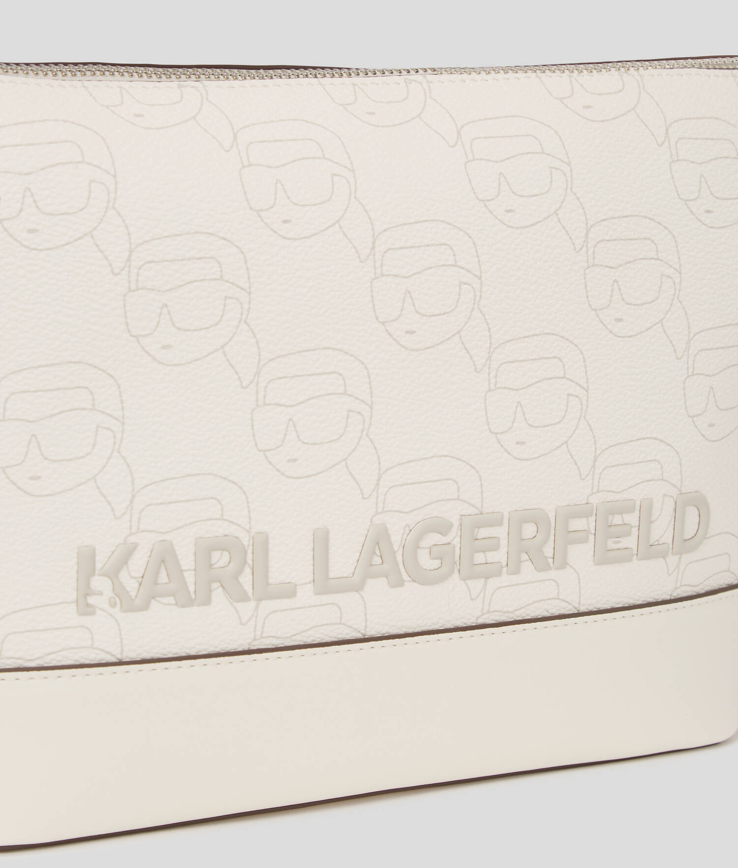 SAC BANDOULIÈRE IKON - Blanc cassé NFT imprimé sur toute la surface