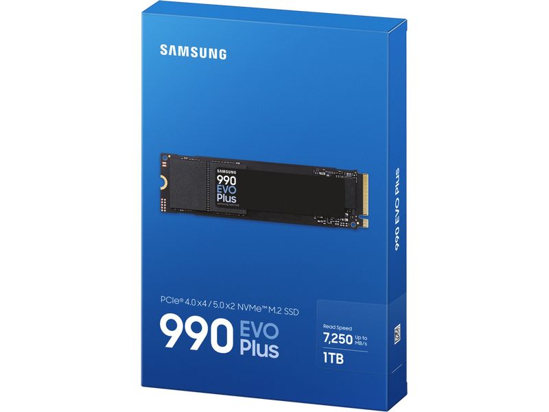 Samsung SSD 990 EVO Plus NVMe M.2 2280 NVMe 1000 GB M.2 2280-Solid State Drive mit 1000 GB