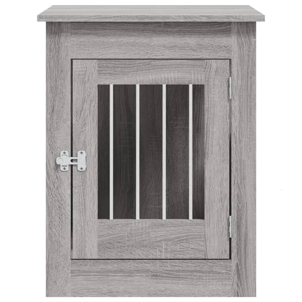 Meuble de cage pour chiens sonoma gris 55x80x68 cm