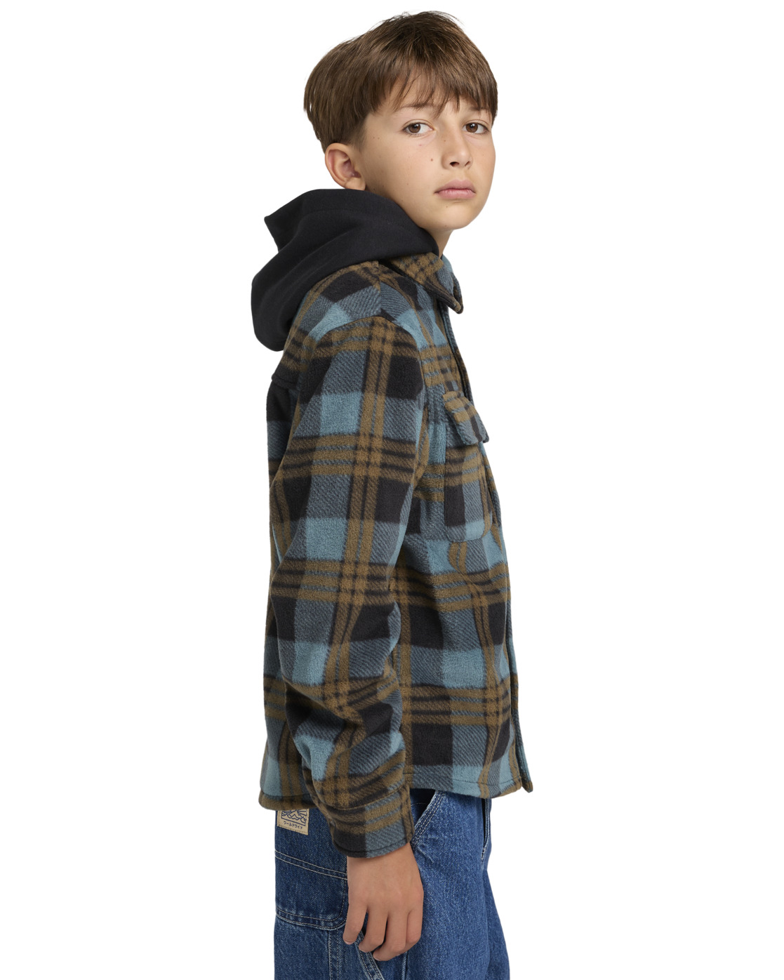 Element Hueco Shirt Hood Youth Tartan Check