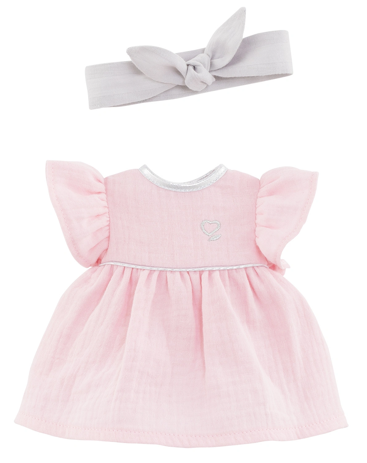 Puppenkleidung MA COROLLE - KLEID & HAARBAND (36cm)