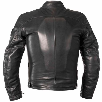 Blouson Helstons INDY CUIR RAG - Bleu / Blanc