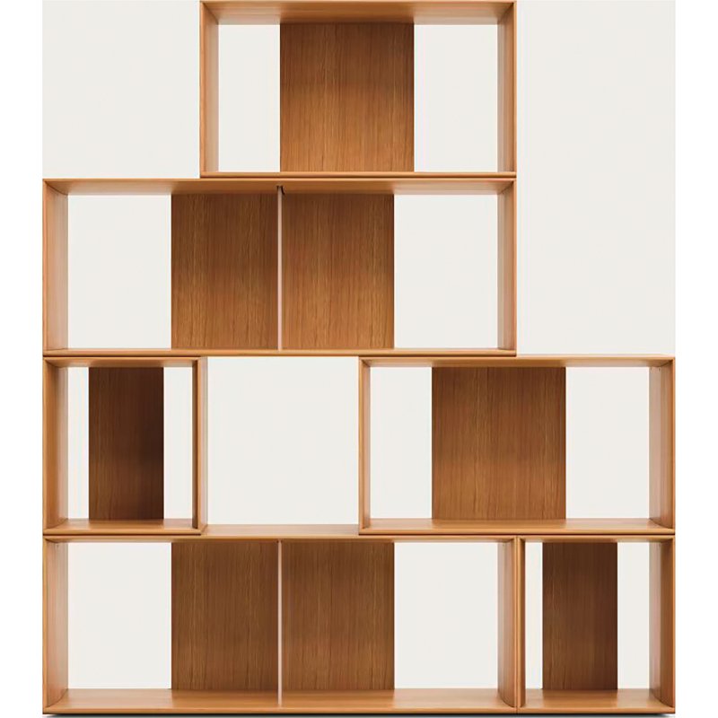 Lot de 6 étagères Litto modulables en placage de bois 101 x 152 cm