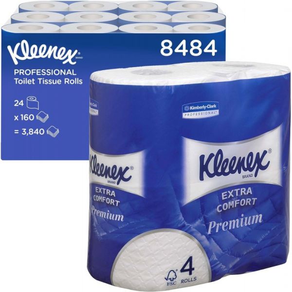 Kleenex Papel Higiénico Ultra Cómodo 24 Rolos x 160 Folhas