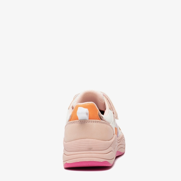 Blue Box gekleurde meisjes sneakers met metallic