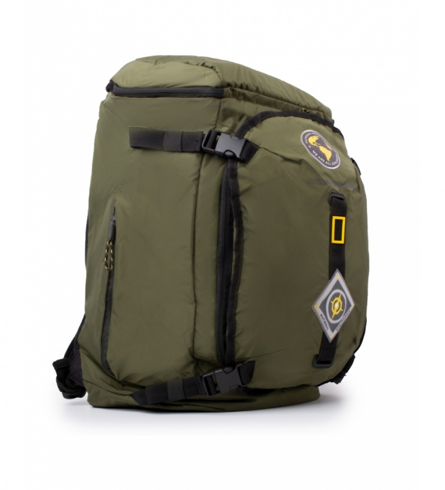 Mochila National Geographic New Explorer cáqui - 33x23x55cm