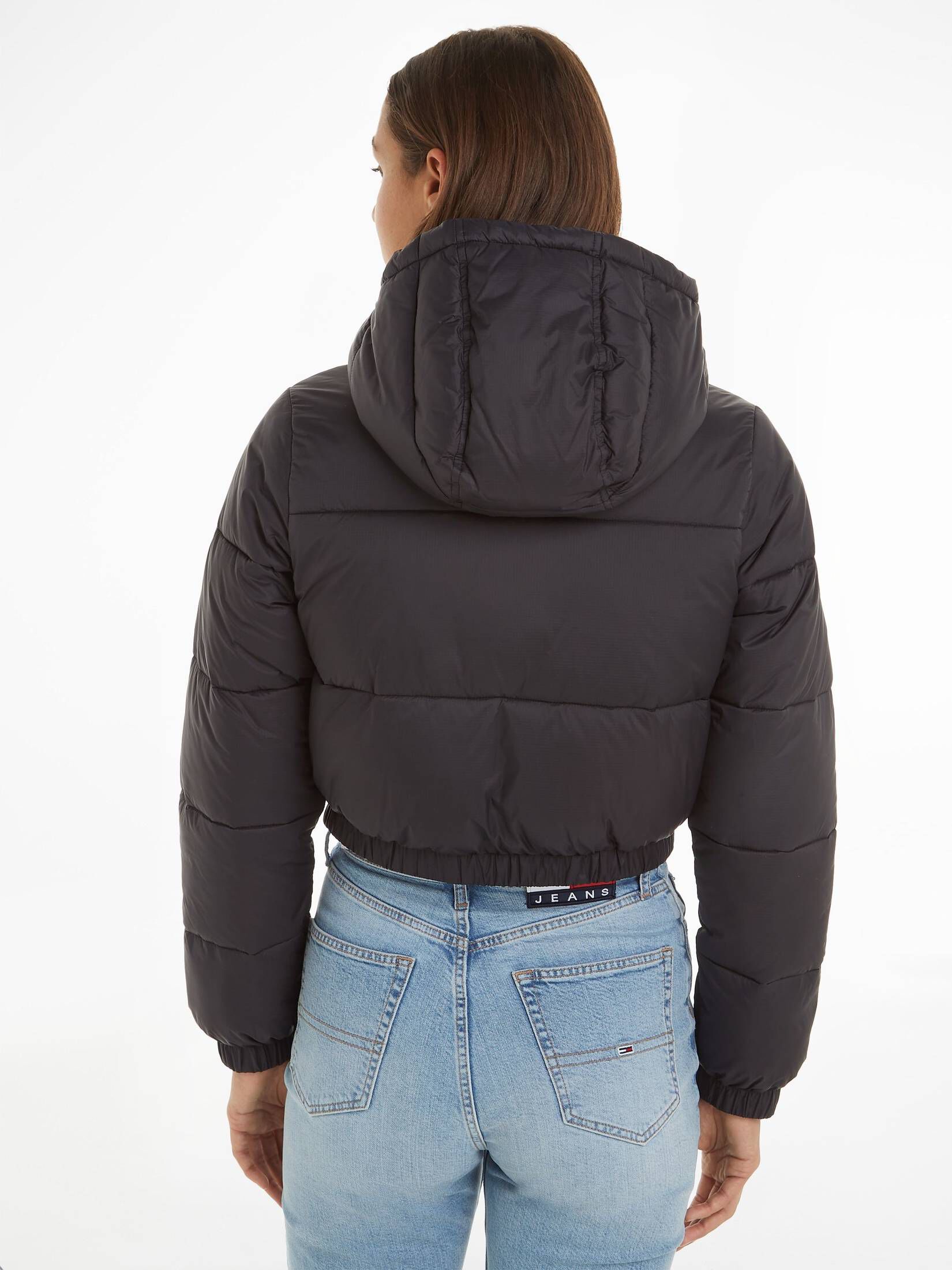 Tommy Jeans| Damen Steppjacke mit Kapuze TJW CRP-KAPUZENPUFFER