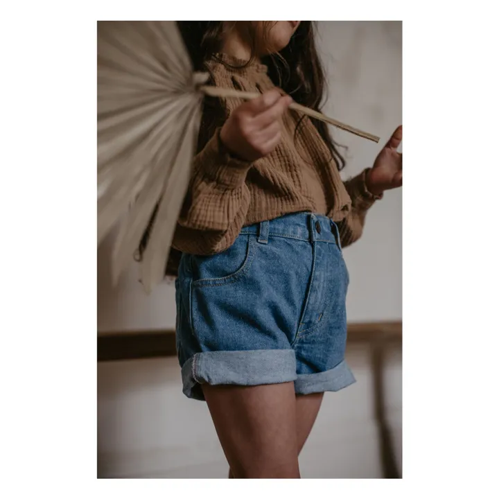 The Simple Folk Short en Jean | Denim clair
