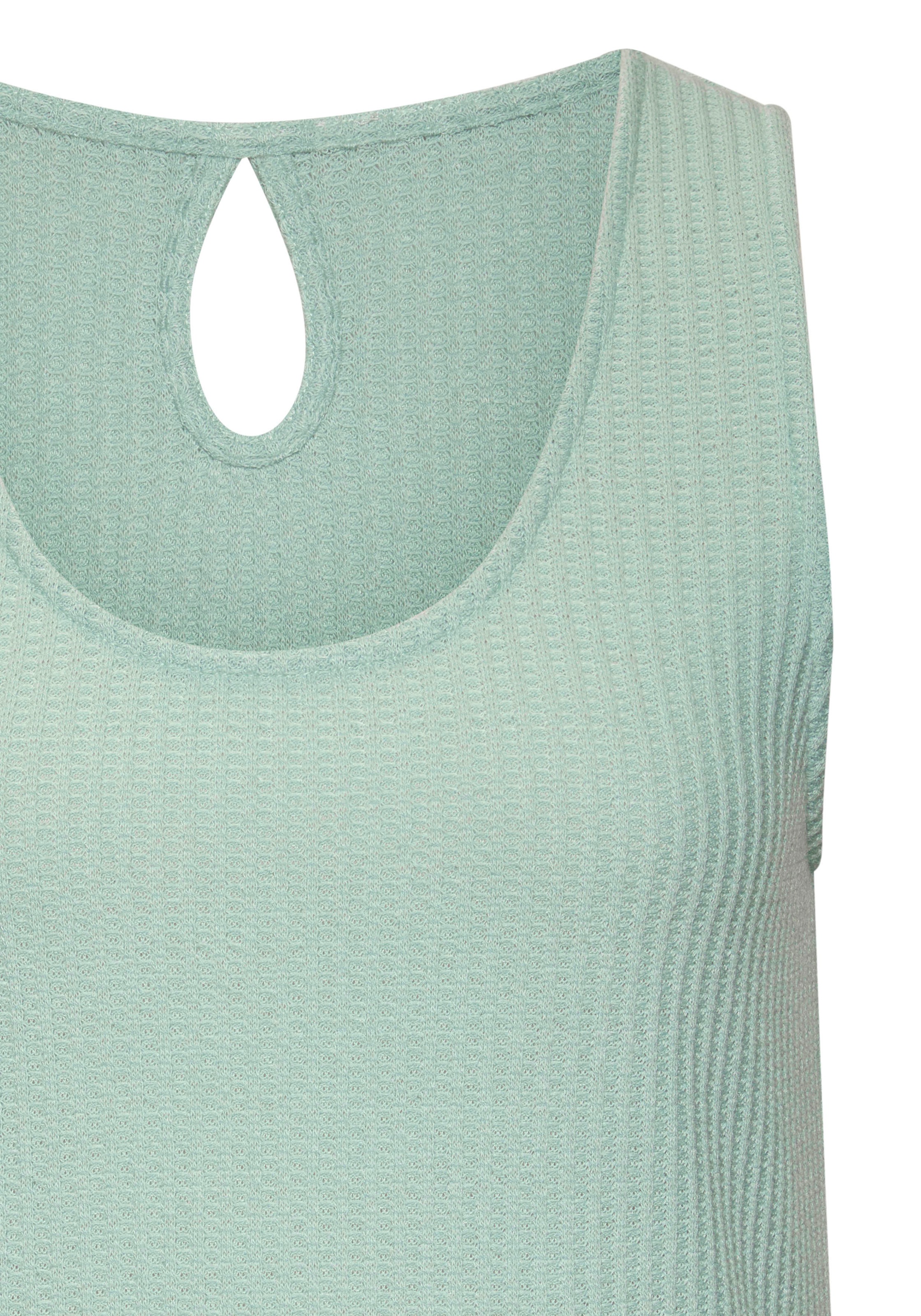 Vivance Trägertop »mit tropfenförmigem Cut-Out am Rücken«, aus weicher Piqué-Qualität
