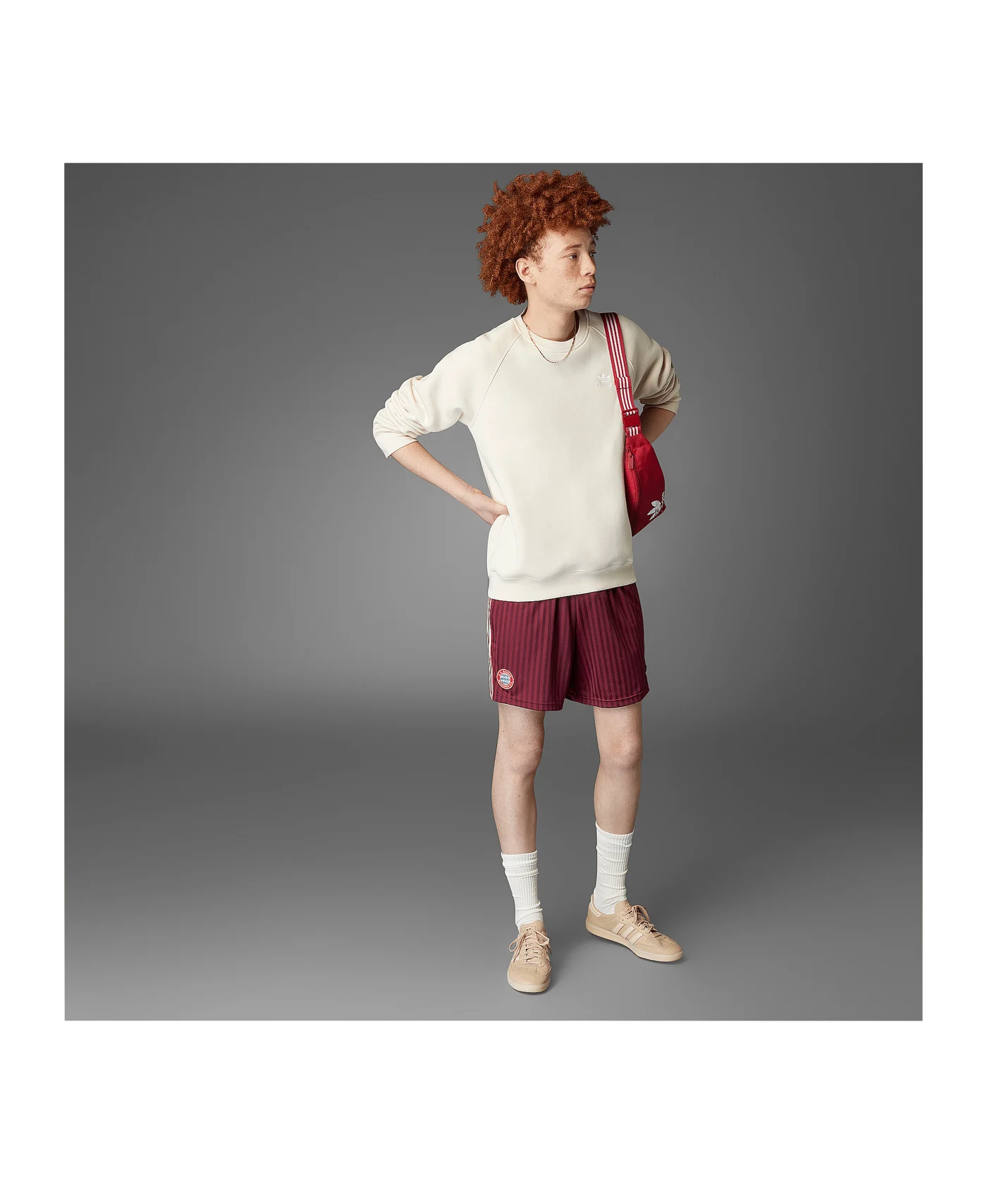 adidas FC Bayern München Terrace Icon Short Rot