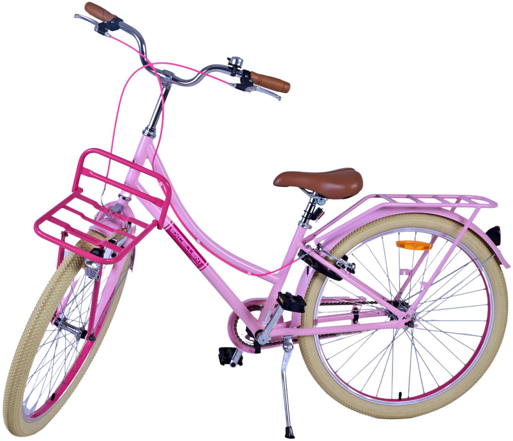 TPFSports Excellent Kinderfahrrad - Mädchen - 26 Zoll - Rücktritt + Handbremse - Grün