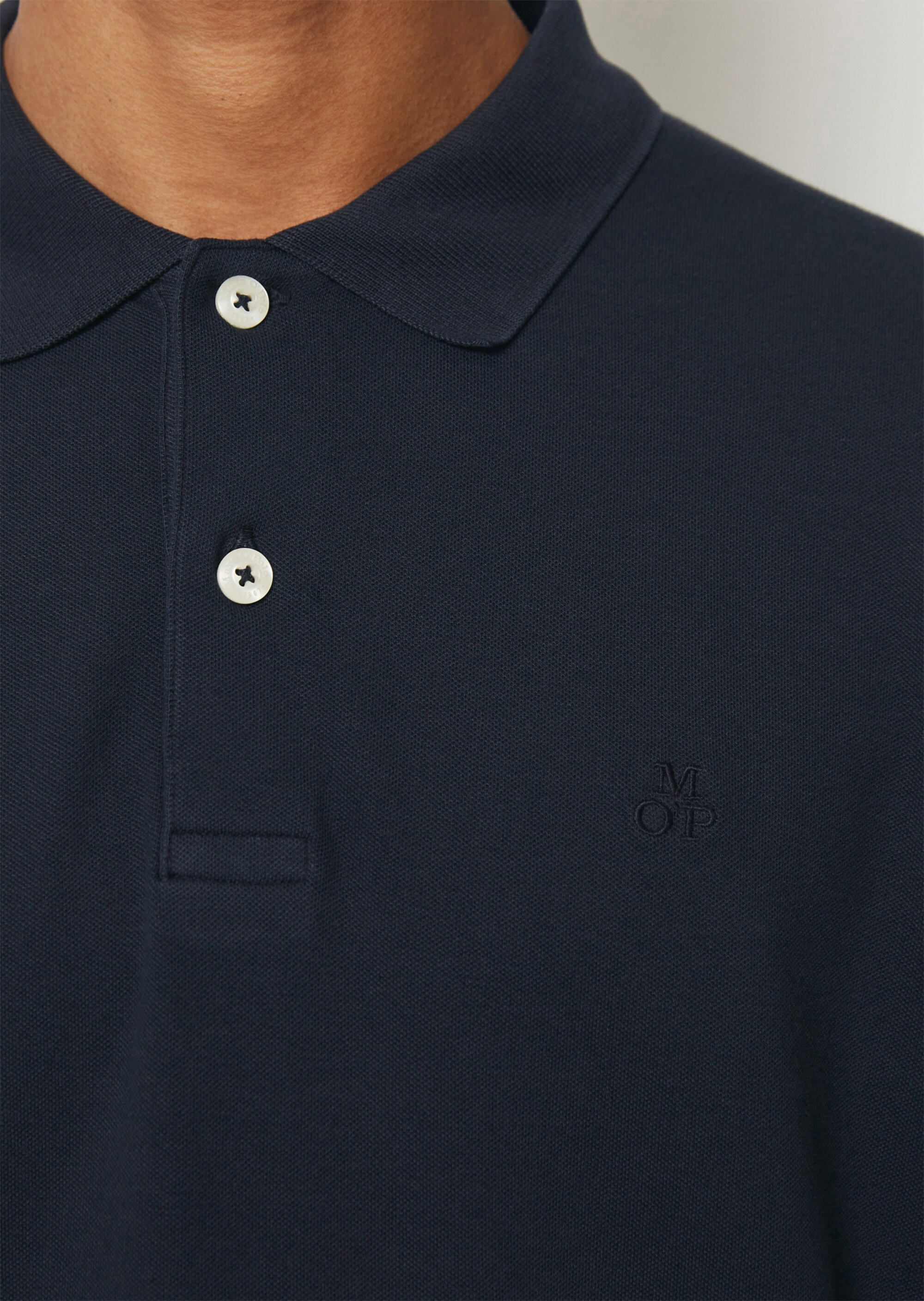 Poloshirt Piqué regular aus Bio-Baumwolle mit Elasthan