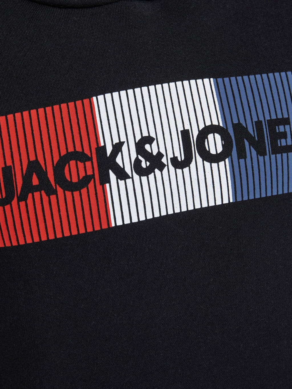 JACK & JONES hoodie JJECORP met logo zwart