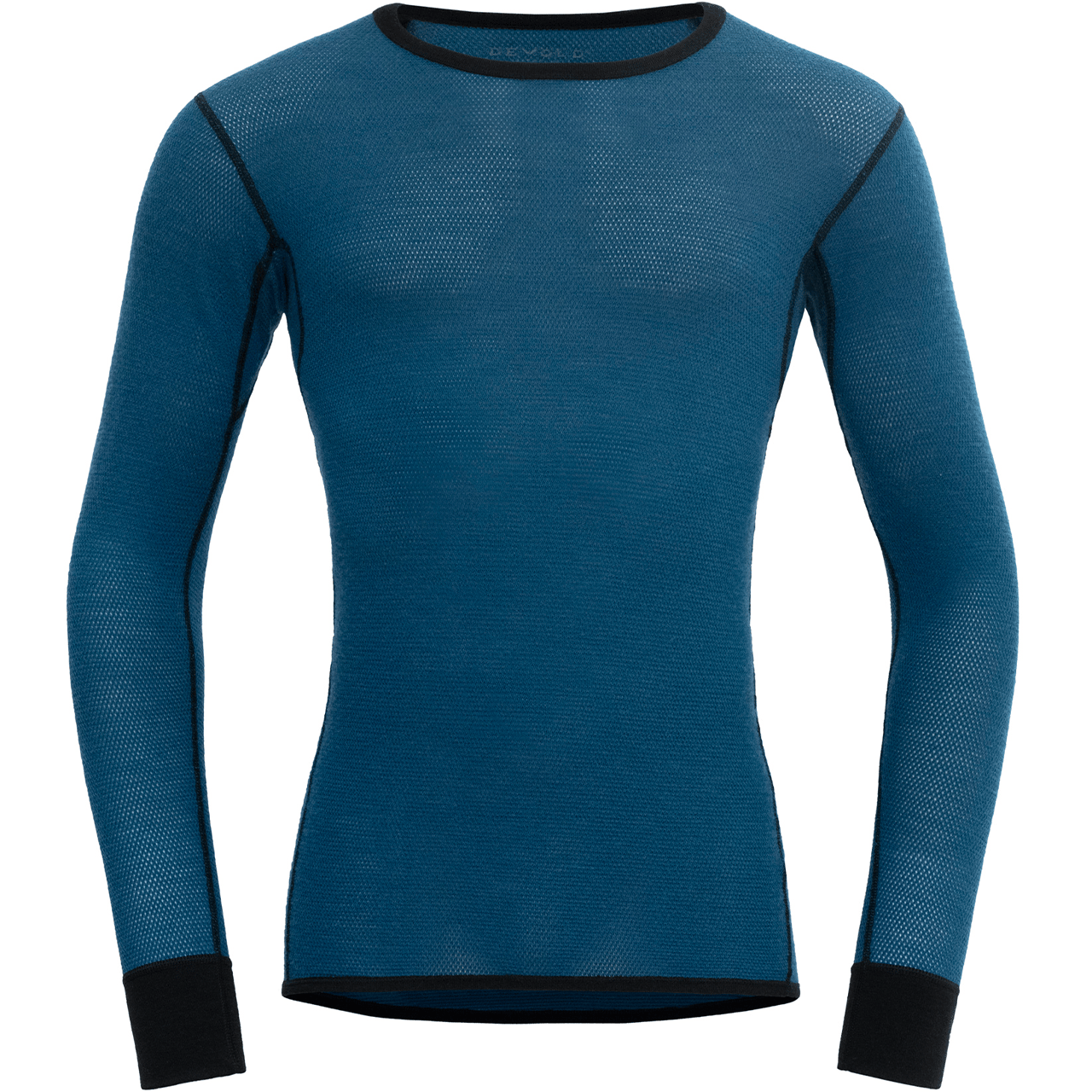 Devold Herren Langarm Shirt Merino 190 WOOL MESH flood/caviar | Funktionswäsche | Skitourenbekleidung | Herren | XSPO-Fashion