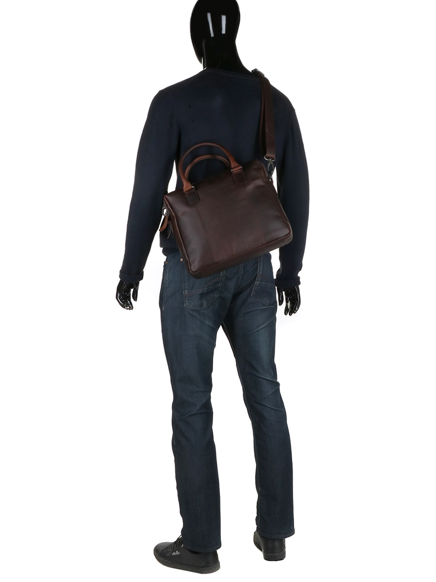 Sacoche ordinateur The Chesterfield Brand Harvey Santiago 11 pouces