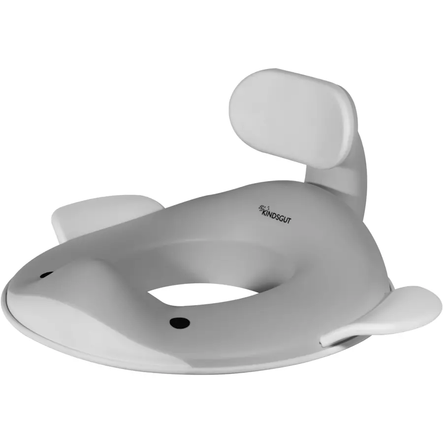 KINDSGUT Toilettenaufsatz Wal dunkelgrau