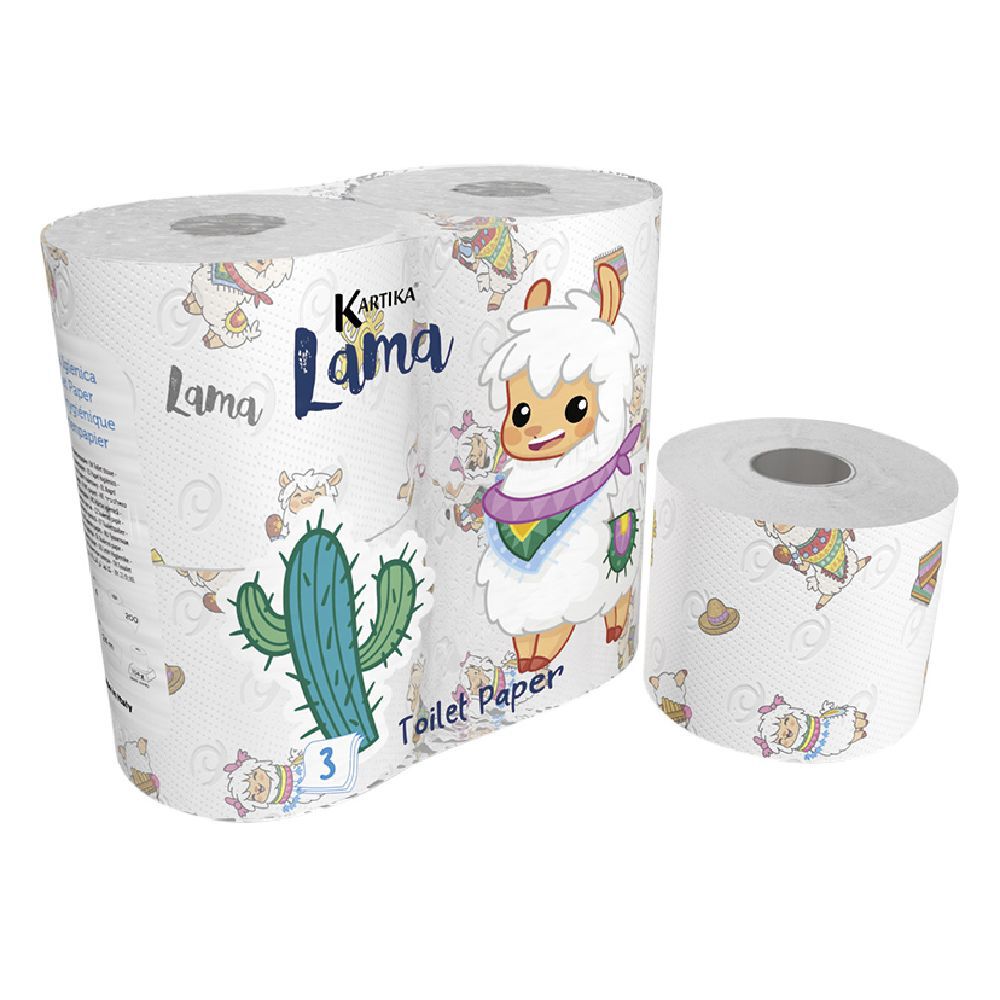 Rouleau de papier toilette x4