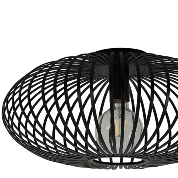 KARWEI plafondlamp Nora zwart ø46x23,5cm