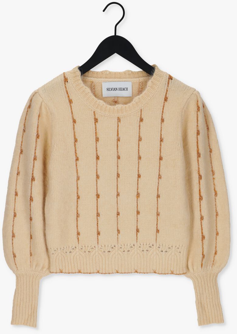 SILVIAN HEACH creme silvian heach sweater sweater kuina