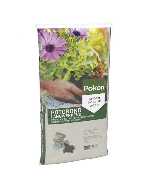 Pokon Potgrond Langwerkend - Potgrond Turf - 40 l