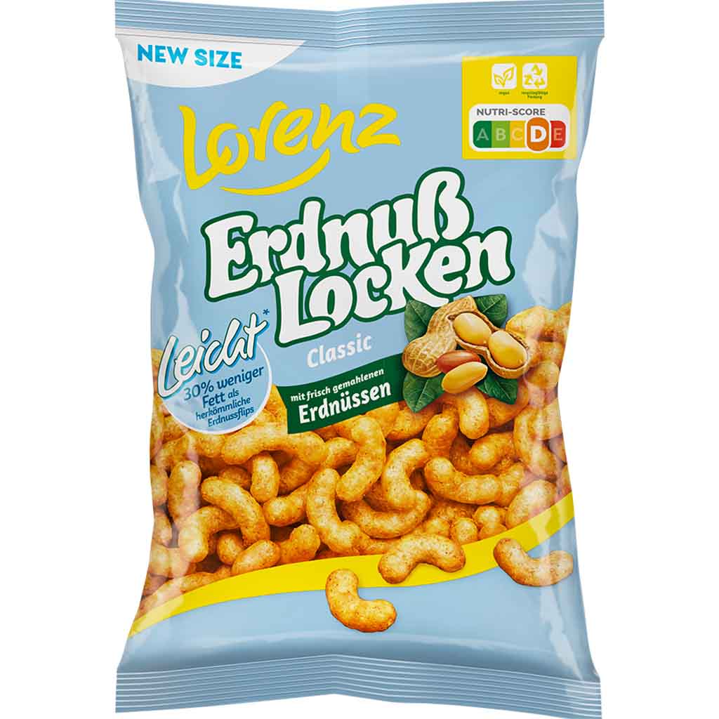 Lorenz Erdnuß Locken Classic leicht 150g MHD:28.4.25