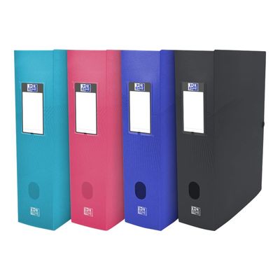 Oxford Osmose - Boîte de classement plastique - dos 80 mm - disponible dans différentes couleurs