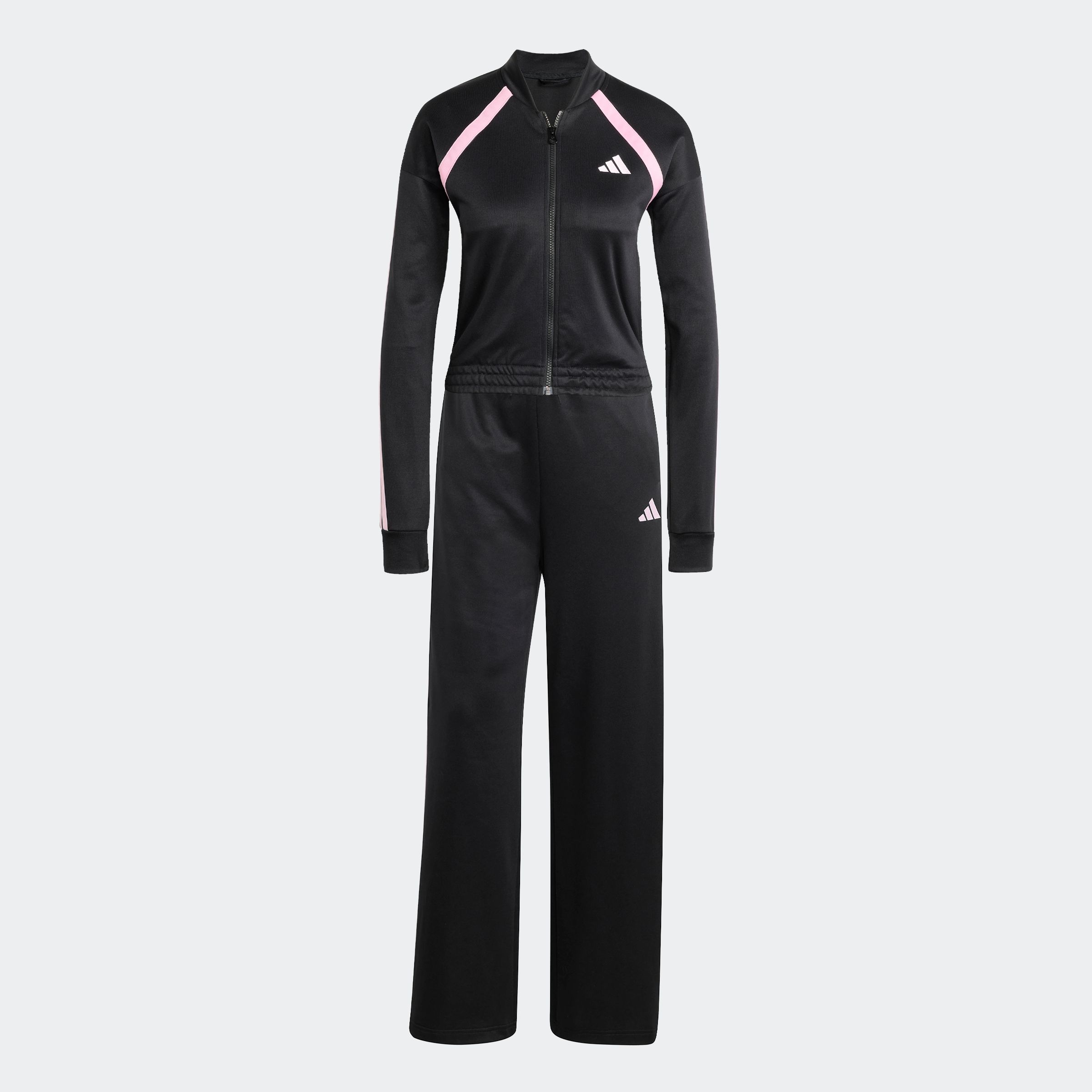 adidas Sportswear Trainingsanzug »W TEAMSPORT TS«, 2 Stk. Jacke schmal geschnitten; Hose regulär geschnitten, hoher Bund