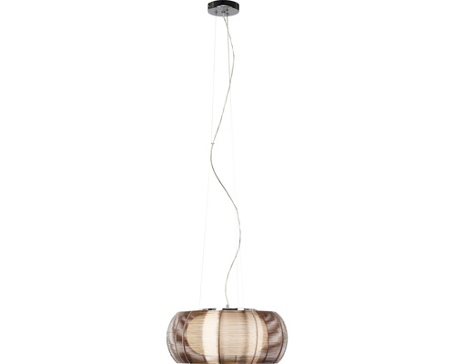 Hanglamp 2-lamp HxØ 122x40 cm brons/chroom