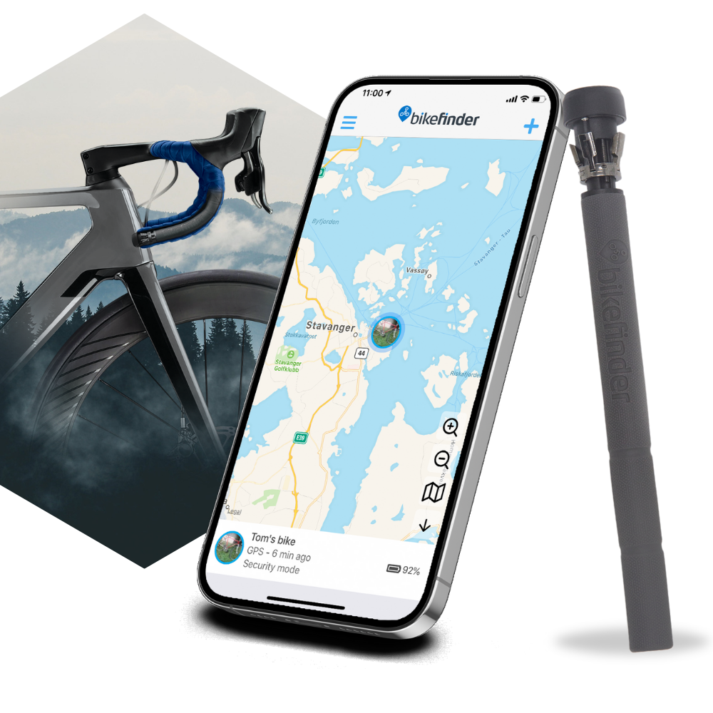 BikeFinder GPS-sporing Black