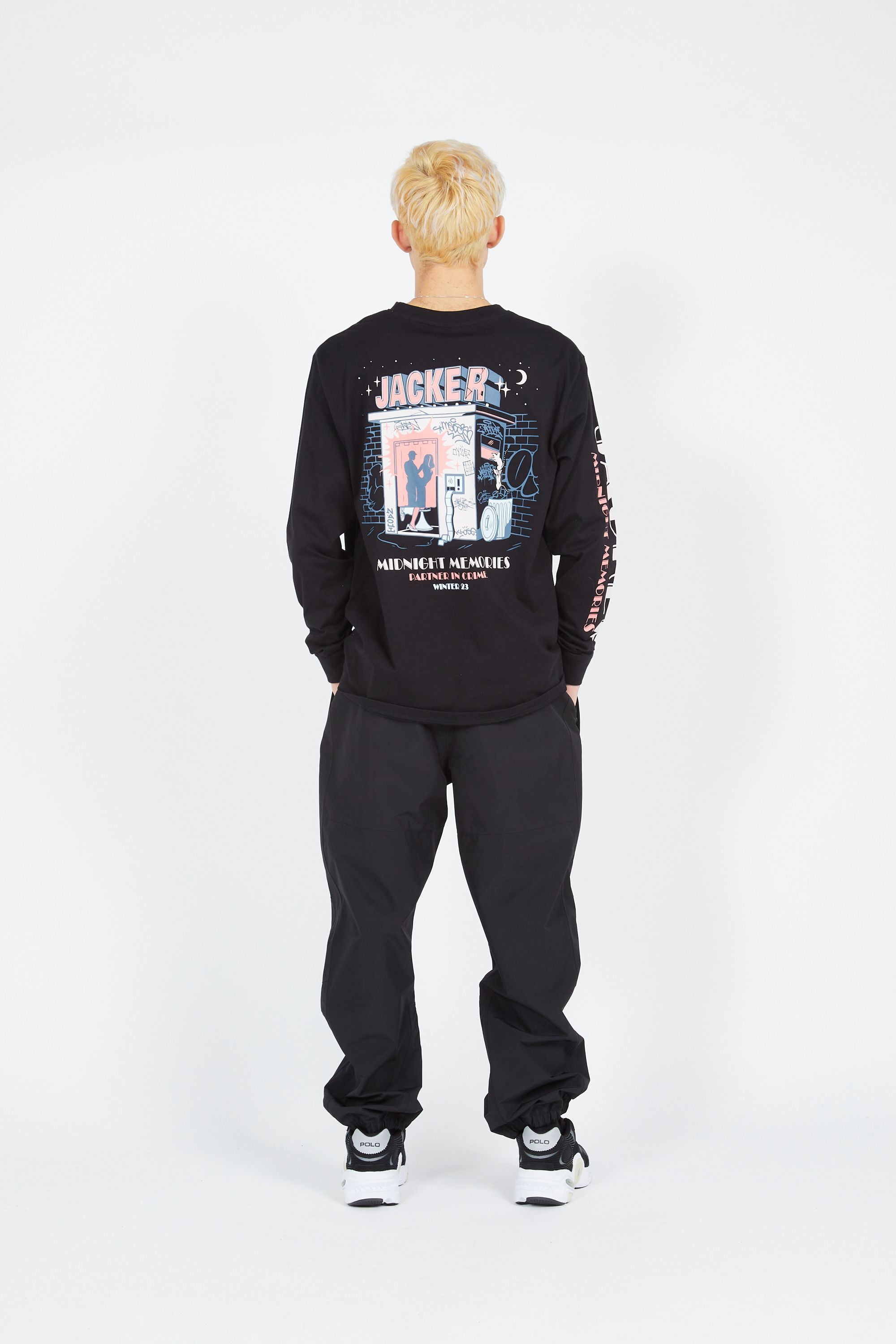 JACKER T-shirt Memories Noir