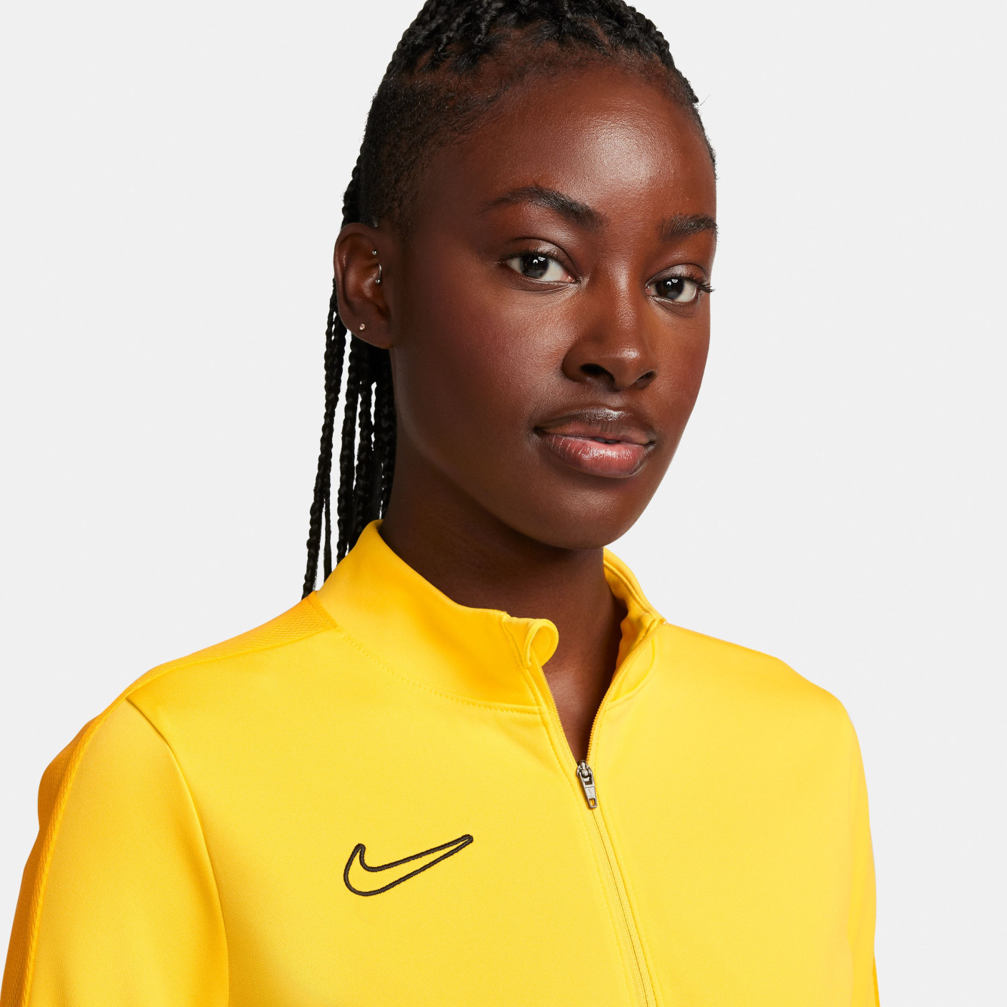 Nike Dri-FIT Academy 23 Trainingstrui 1/4-Zip Dames Geel Zwart