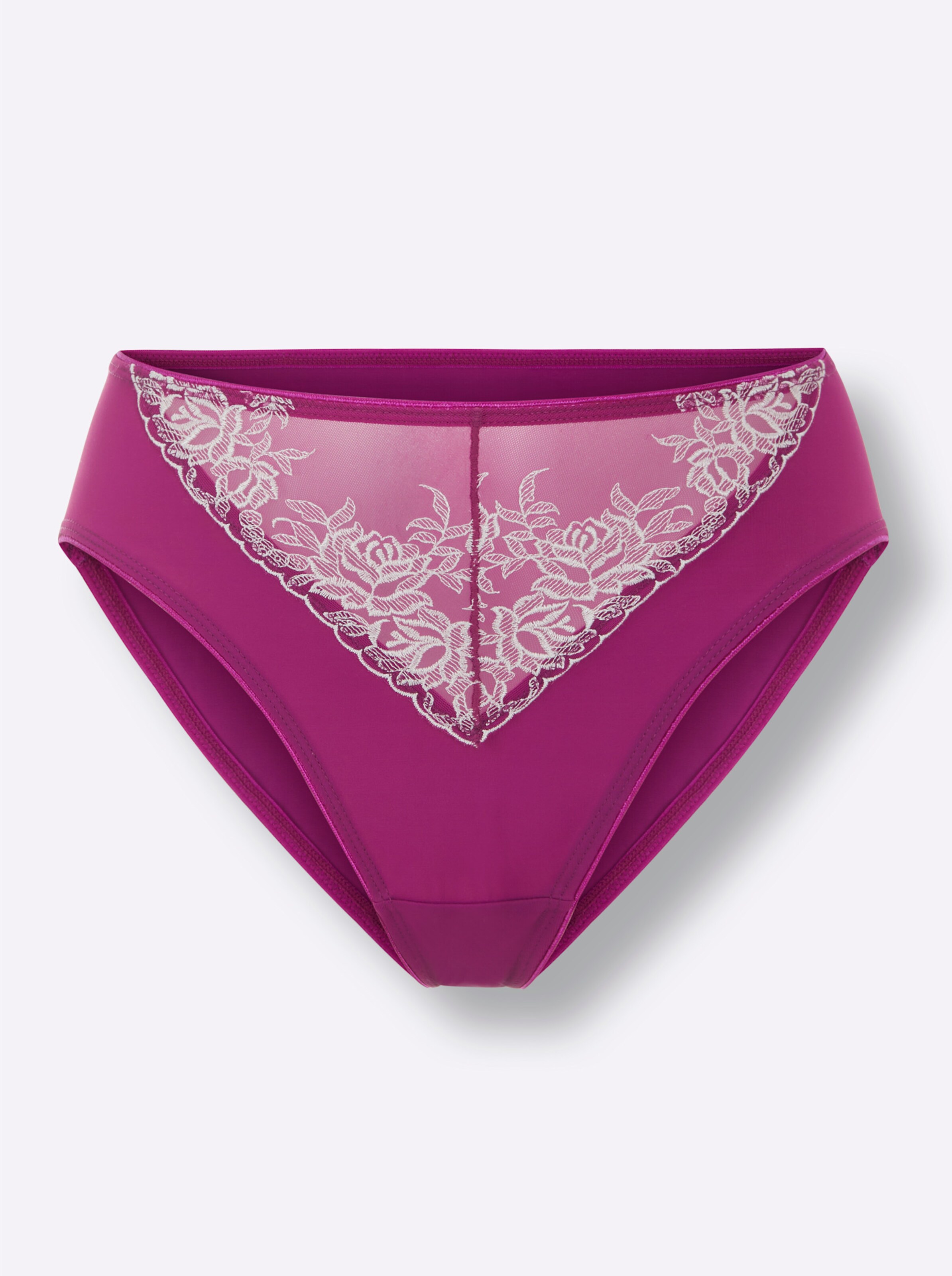 wäschepur Jazzpants in magenta-ecru